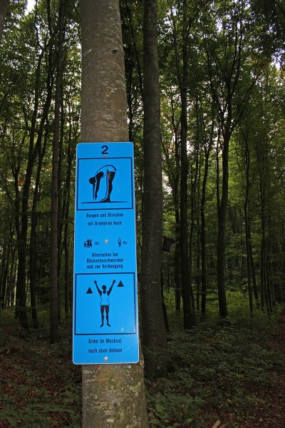 Trimm-Dich-Pfad Wald